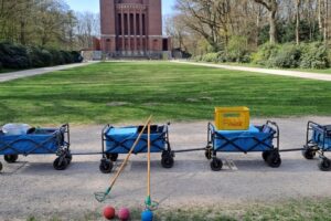 Boßeln im Hamburger Stadtpark Boßeln im Hamburger Stadtpark