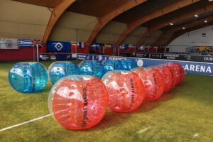 Bubble football stellingen Bubble football stellingen